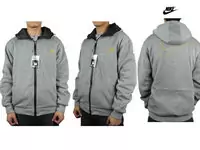 abrigosx nike hombre gray black pas cher